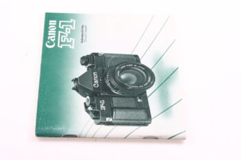 Canon F-1 Bedienungsanleitung