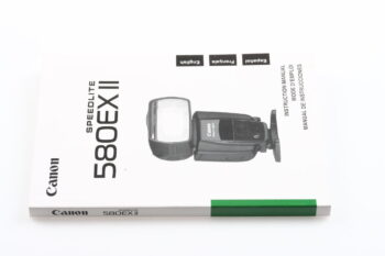 Canon Speedlite 580EX II Instruction Manual