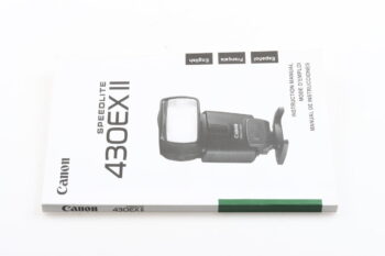 Canon Speedlite 430EX II Instruction Manual