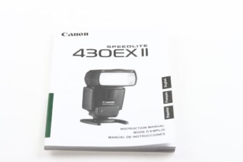 Canon Speedlite 430EX II Instruction Manual