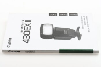 Canon Speedlite 430EX II Instruction Manual