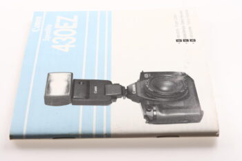 Canon Speedlite 430EZ Instruction Manual