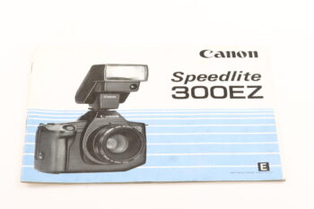 Canon Speedlite 300EZ Instruction Manual