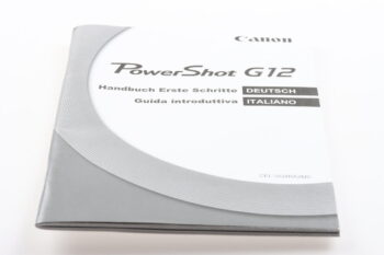 Canon PowerShot G12 Handbuch Erste Schritte
