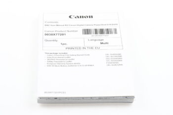 Canon PowerShot G16 Handbuch erste Schritte