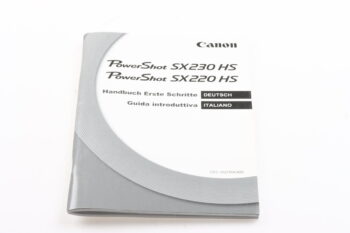 Canon PowerShot SX230HS / SX220HS Handbuch Erste Schritte