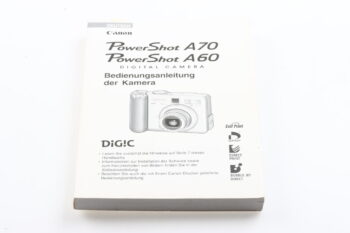 Canon PowerShot A60 / A70 Bedinungsanleitung