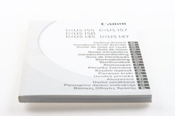 Canon IXus 145/147/150/155/157 Handbuch Erste Schritte