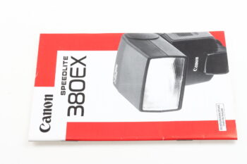 Canon Speedlite 380EX Bedienungsanleitung