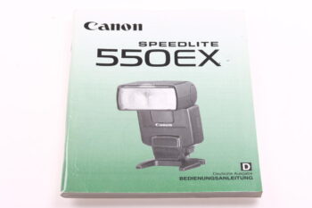 Canon Speedlite 550EX Bedienungsanleitung