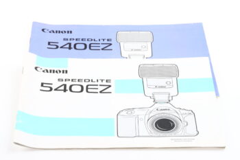 Canon Speedlite 540EZ Bedienungsanleitung De/En
