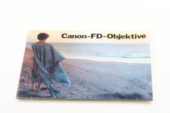 Canon FD Objektive Handbuch