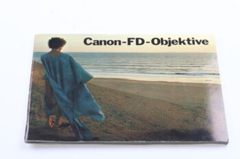 Canon FD Objektive Handbuch