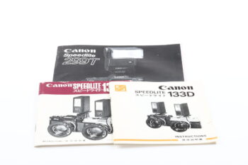 Canon Diverse Anleitung für Speedlite Blitze FD