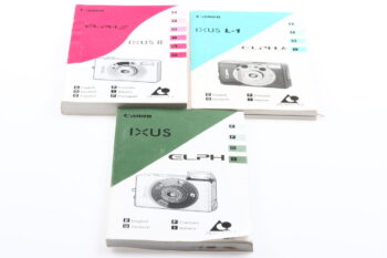 Canon Diverse Anleitung für Ixus Kameras