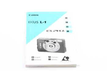Canon Diverse Anleitung für Ixus Kameras