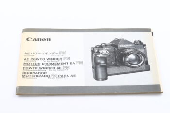 Canon Power Winder AE FN für F-1 Anleitung