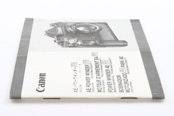Canon Power Winder AE FN für F-1 Anleitung