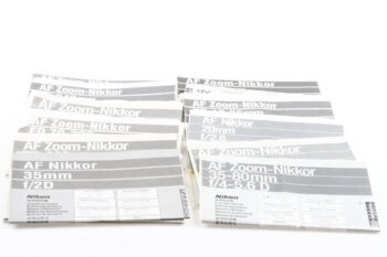 Nikon Diverse Anleitungen für Objektive AF Nikkor