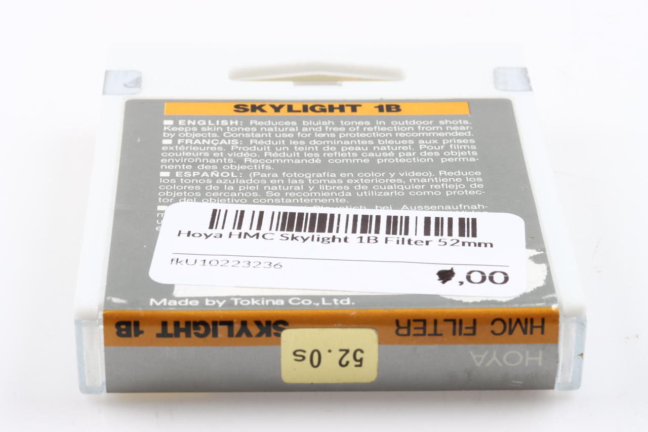 Hoya HMC Skylight 1B Filter 52mm
