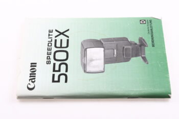 Canon Speedlite 550EX Bedienungsanleitung