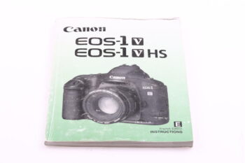Canon EOS-1 V / EOS-1 V HS Instructions English Edition