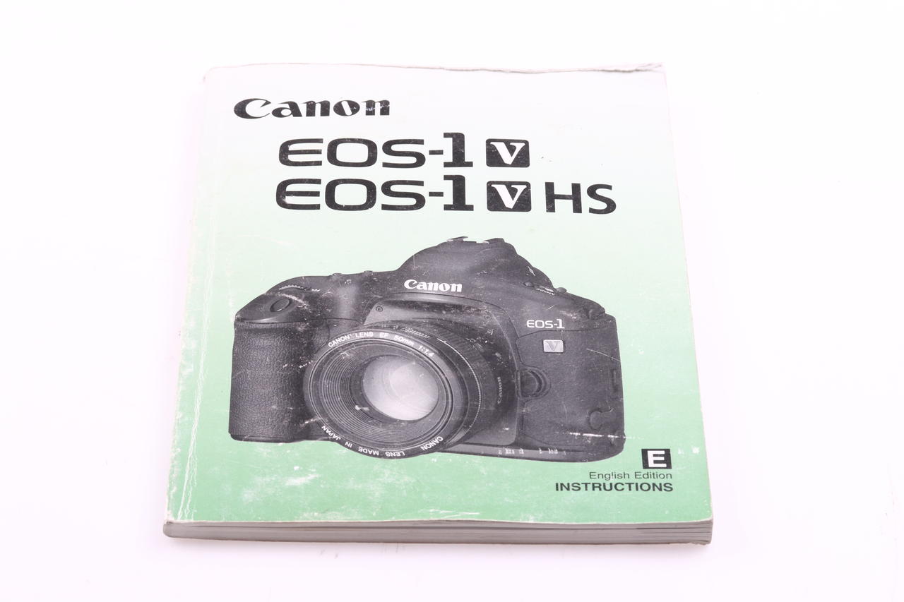 Canon EOS-1 V / EOS-1 V HS Instructions English Edition
