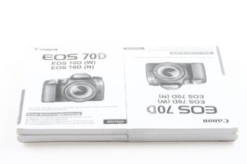 Canon EOS 70D Bedienungsanleitung (DE/FR/IT/NL)
