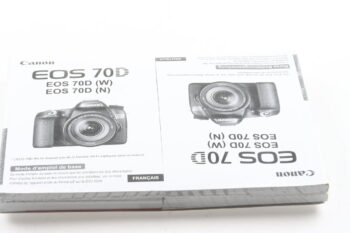Canon EOS 70D Bedienungsanleitung (DE/FR/IT/NL)