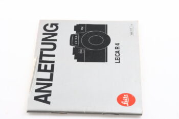Leica Bedienungsanleitung für R4