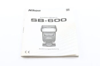 Nikon SB-600 Bedienungsanleitung
