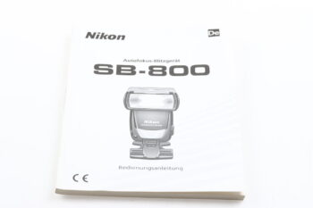 Nikon SB-800 Bedienungsanleitung
