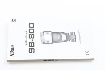 Nikon SB-800 Bedienungsanleitung