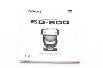 Nikon SB-800 Bedienungsanleitung