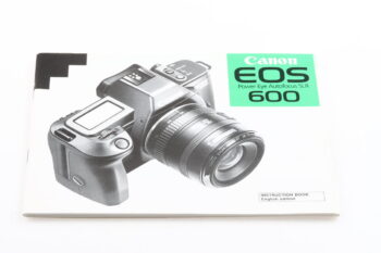 Canon EOS 600 Instruction Manual