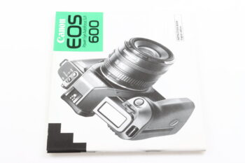 Canon EOS 600 Instruction Manual