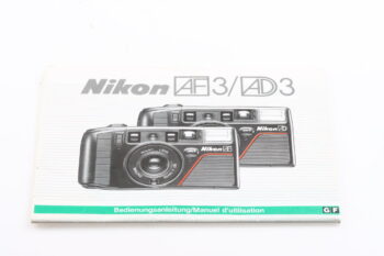 Nikon AF 3 / AD 3 Bedienungsanleitung