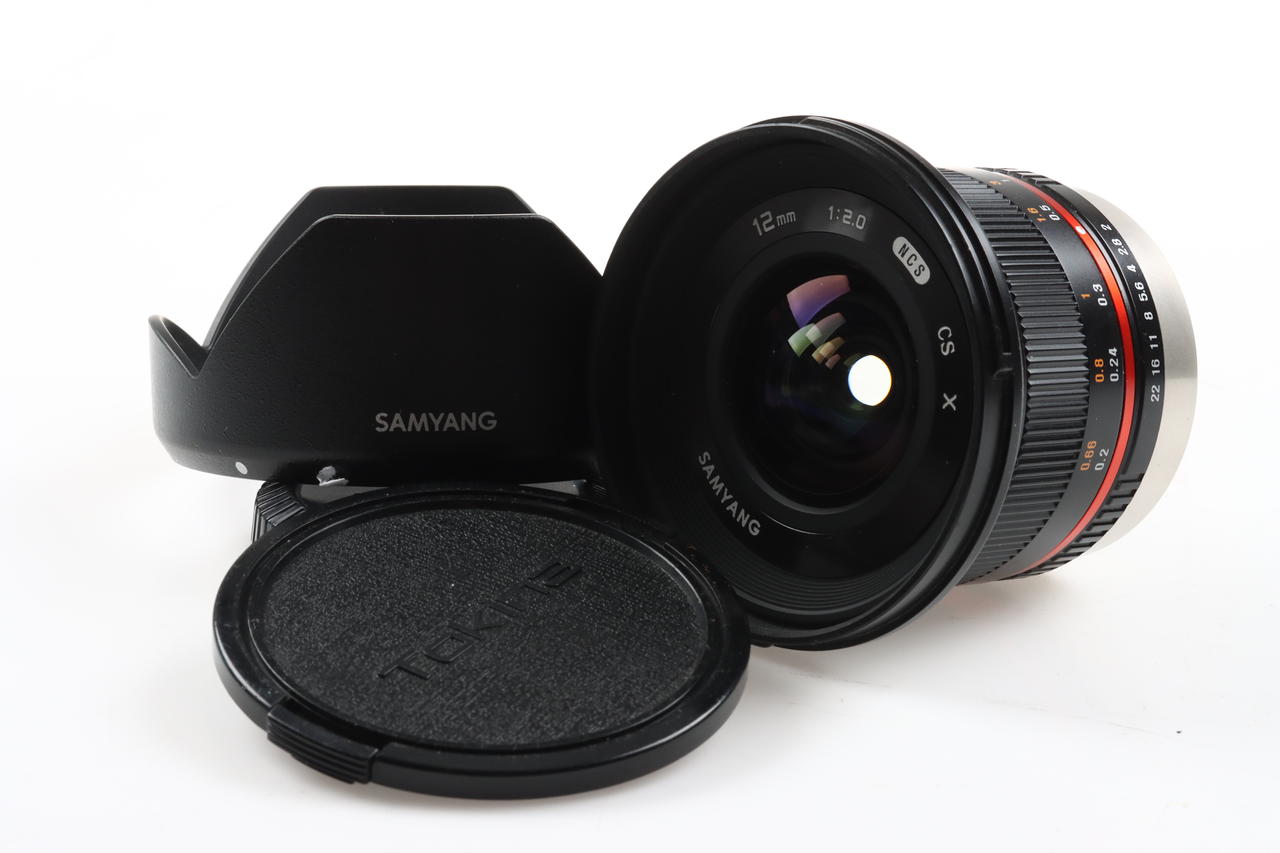 Samyang 12mm f/2,0 NCS CS für FUJIFILM X : Schwarz - #19276
