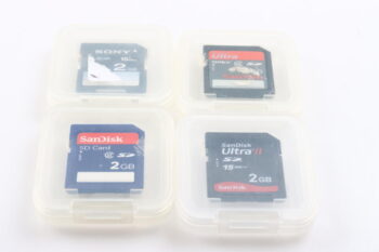 Speicherkarten SD - 4 Stück (2x 2GB)