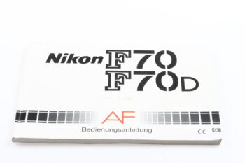 Nikon F70 / F70D Bedienungsanleitung