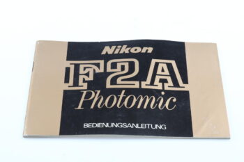 Nikon F2 A + DP-12 F2 AS Photomic Bedienungsanleitung