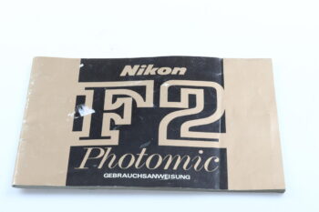 Nikon F2 Photomic Bedienungsanleitung