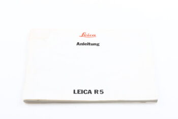 Leica Bedienungsanleitung für R5