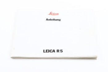 Leica Bedienungsanleitung für R5