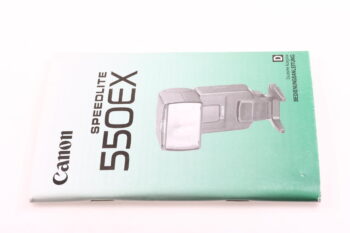 Canon Speedlite 550EX Bedienungsanleitung