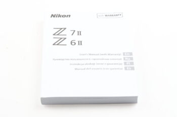 Nikon Z 6 II und Z 7 II User Manual