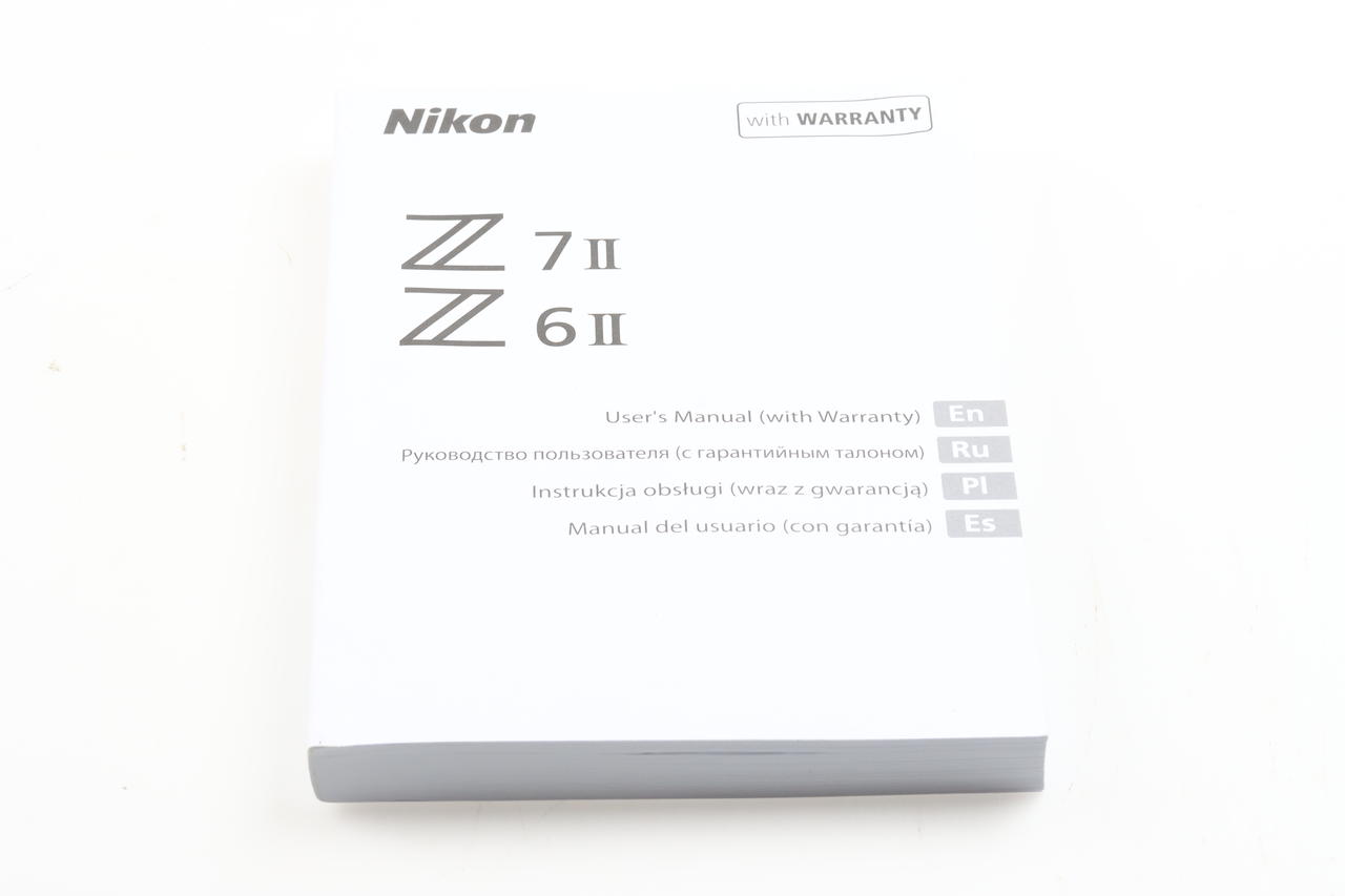 Nikon Z 6 II und Z 7 II User Manual