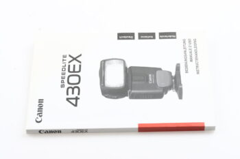 Canon Speedlite 430EX Bedienungsanleitung