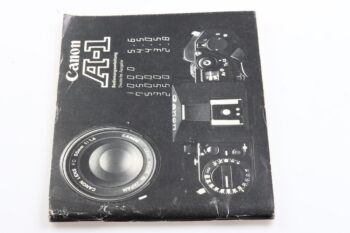 Canon A-1 Bedienungsanleitung