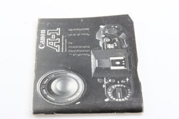 Canon A-1 Bedienungsanleitung